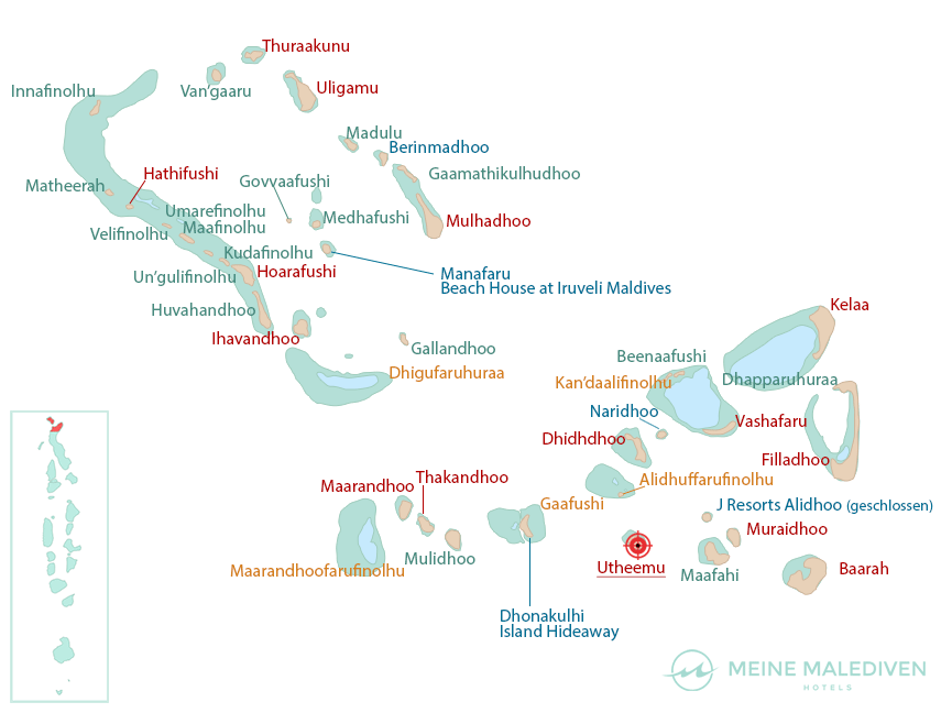 Map Haa Alifu Atoll