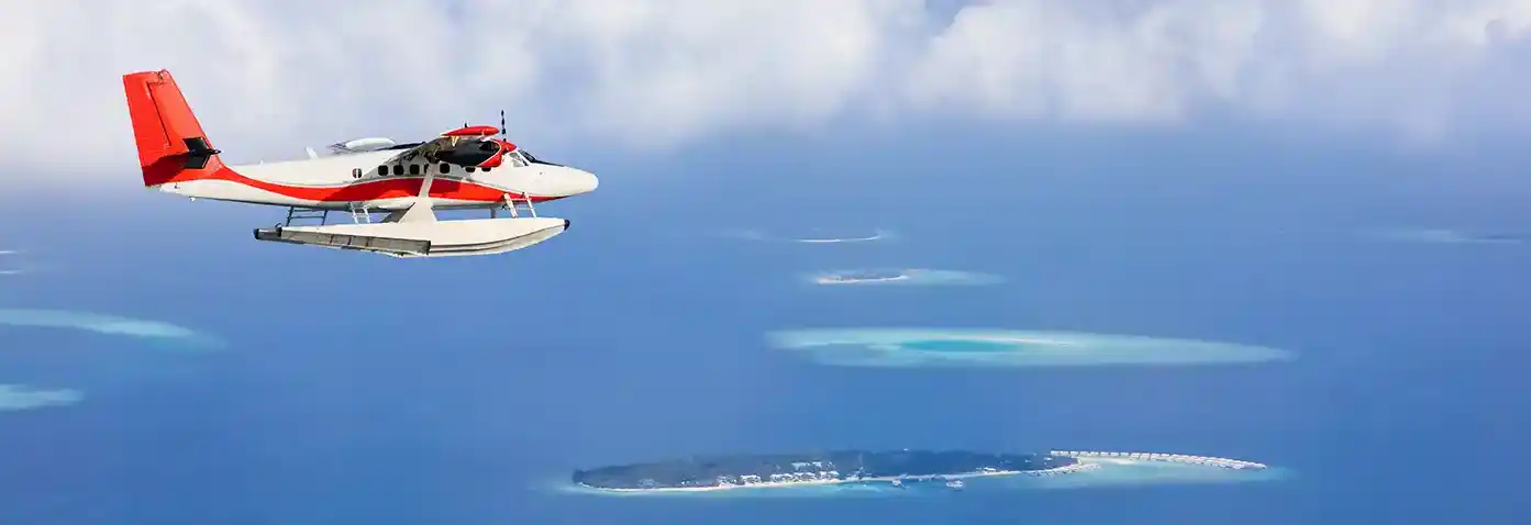 Bild: Wasserflugzeug von TMA in der Luft